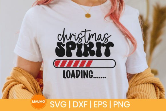 Christmas Spirit Loading SVG Graphics for Crafts