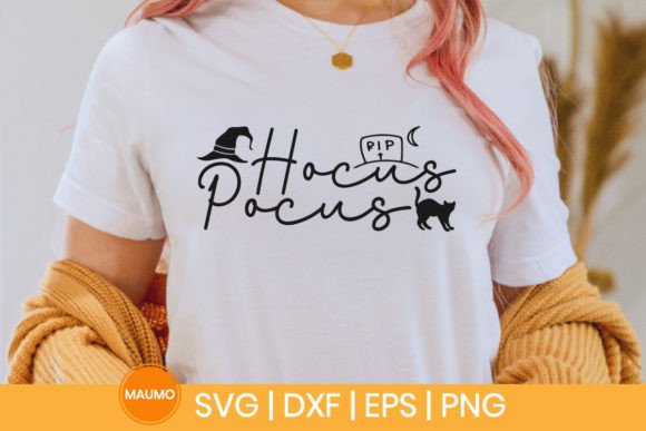 Hocus Pocus Halloween SVG Quote: Graphics for Crafts & Campaigns