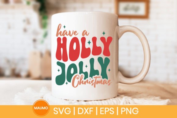 Holly Jolly Christmas Xmas SVG Quote