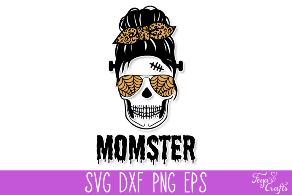 Momster Halloween SVG Quote: Graphics for Crafts & Seasonal Branding