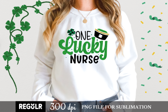 One Lucky Nurse SVG: Graphics for Crafts & Seasonal Design