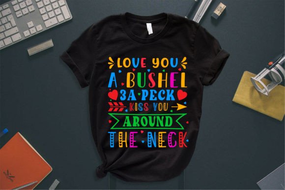 Typography Valentine Quotes Design: Graphics for Crafts