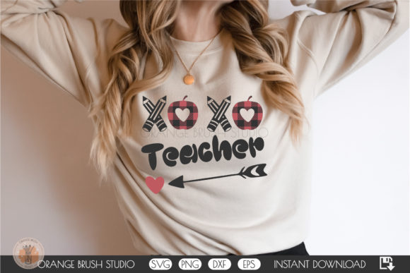 XOXO Teacher Valentines Day SVG Quote: Graphics & Crafts Asset Review